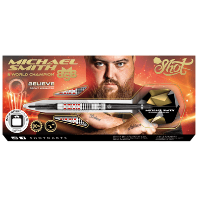 Shot Michael Smith Believe Softdarts Packung