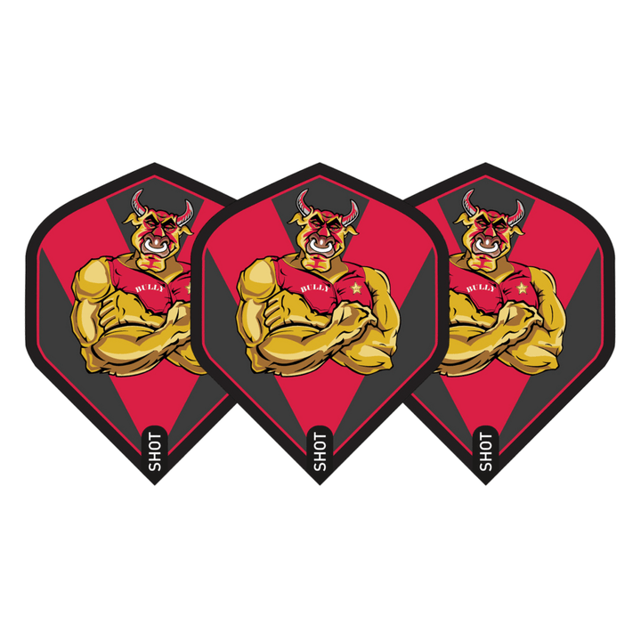 Shot Michael Smith Bully Boy Red Flights Set