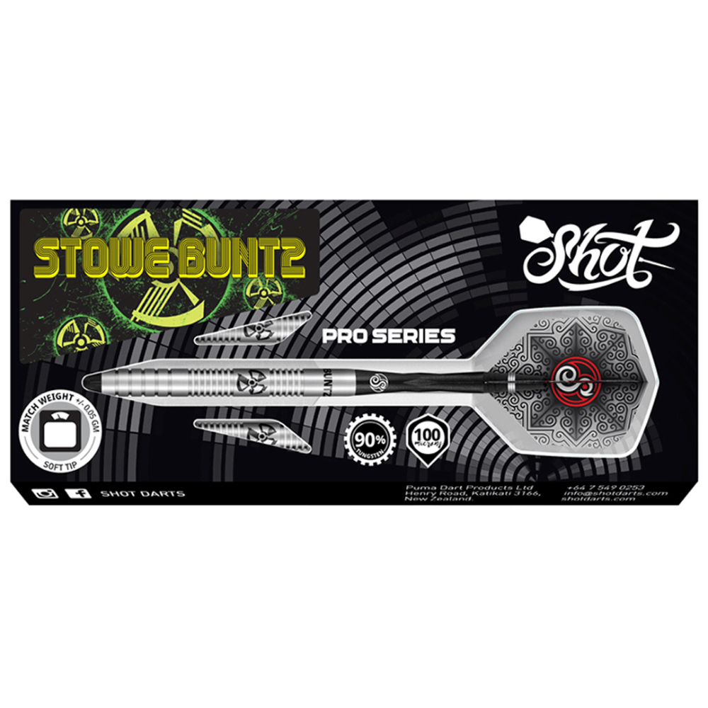 Shot Pro Series Stowe Buntz Softdarts Packung