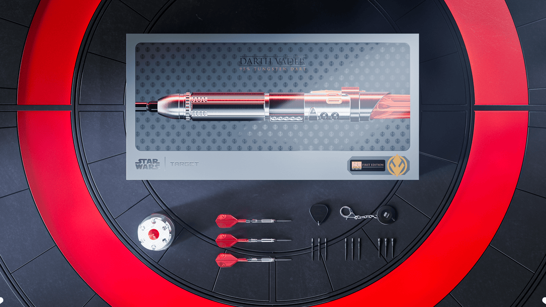 Target Darth Vader Light Saber Swiss Point Steeldarts Verpackung 1