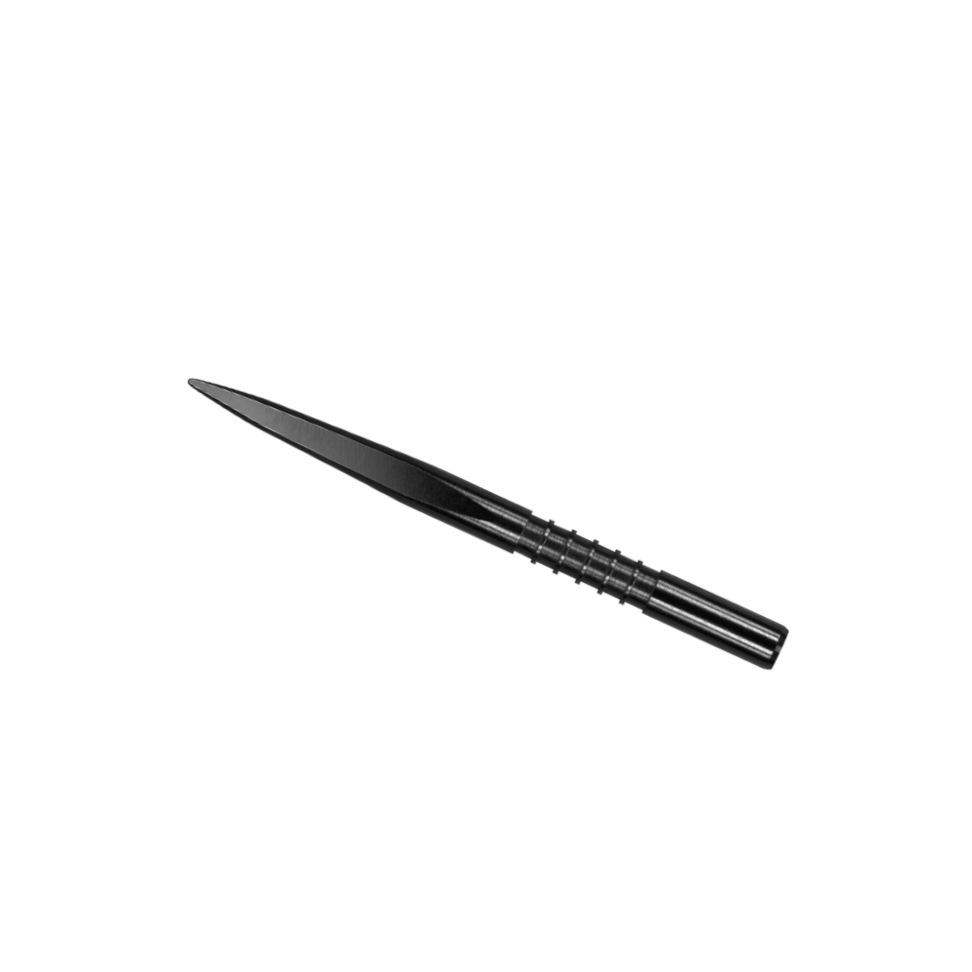 Target Fire Edge Grooved Steeldart Spitzen - Schwarz schräg