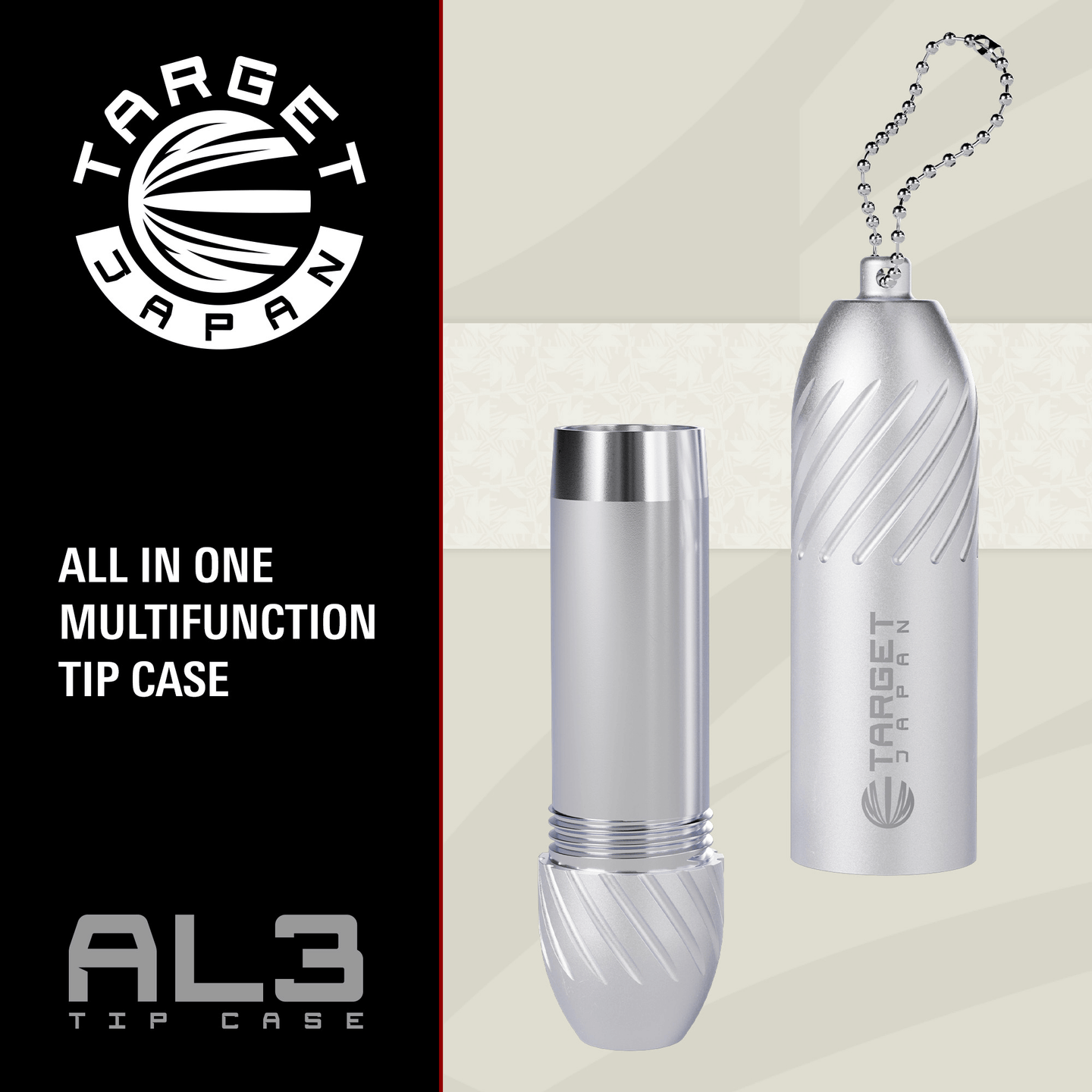 Target Japan AL3 Tip Case - Silver Detail