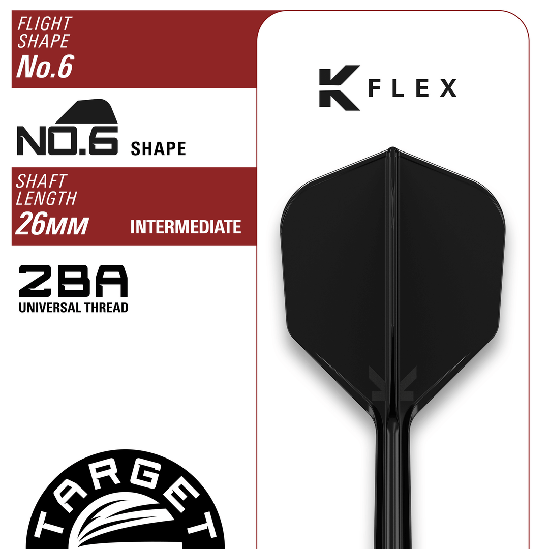 Target Japan Black Marque Chaos 2.0 Softdarts Maße Shaft und Flight