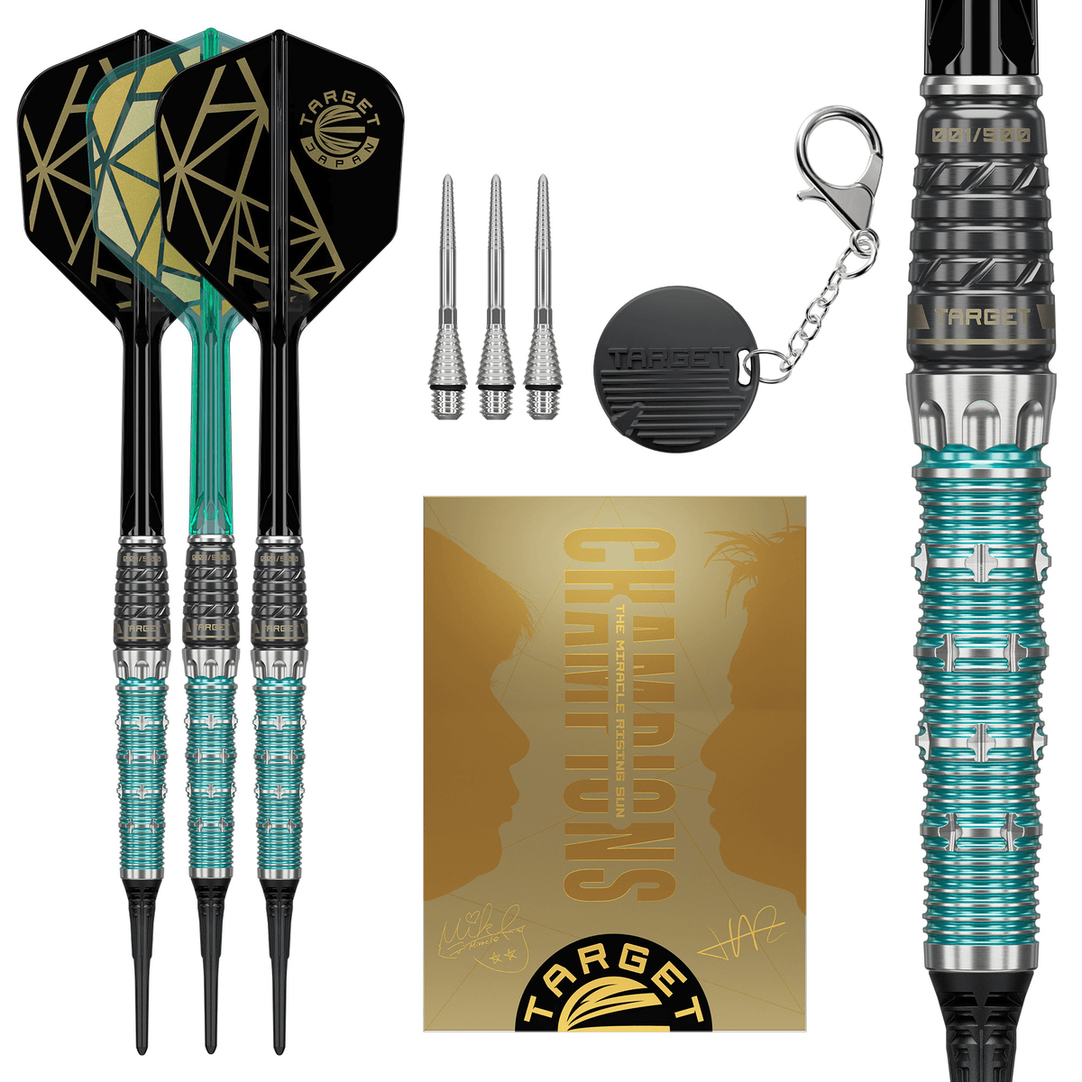 Target Japan The Miracle Rising Sun Softdarts Packungsinhalt