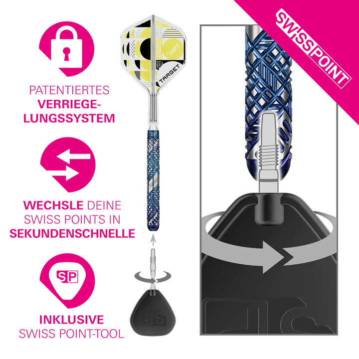 Target Luke Littler Edge Swiss Point Steeldarts Detail Swiss Point