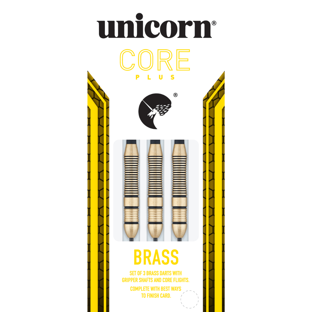 Unicorn Core Plus Win Brass Steeldarts Packung 
