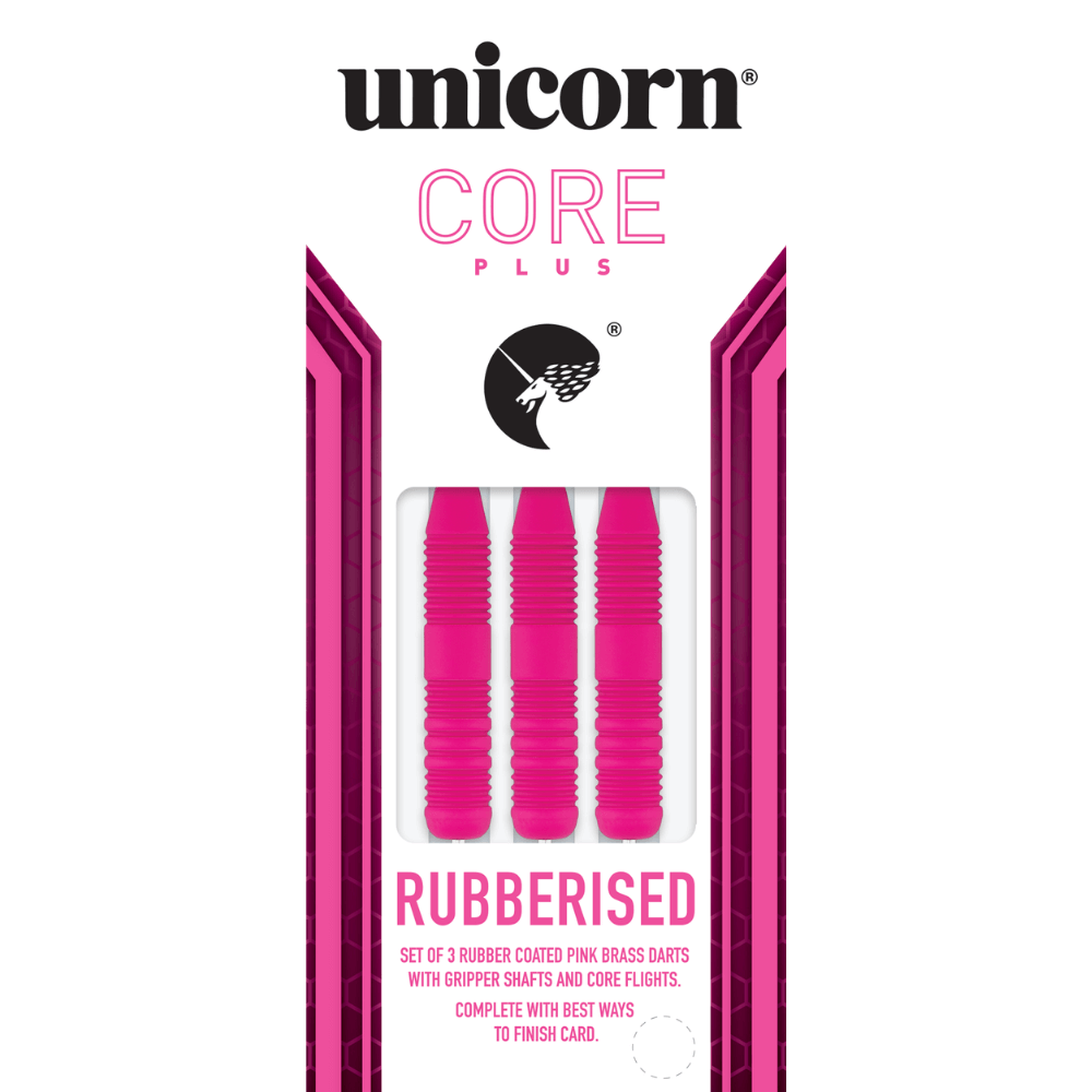 Unicorn Core Plus Win Pink Brass Steeldarts Packung