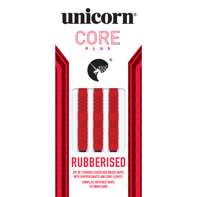 Unicorn Core Plus Win Red Brass Softdarts Packung