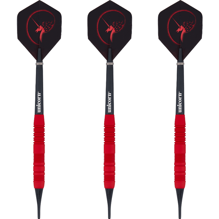 Unicorn Core Plus Win Red Brass Softdarts Set