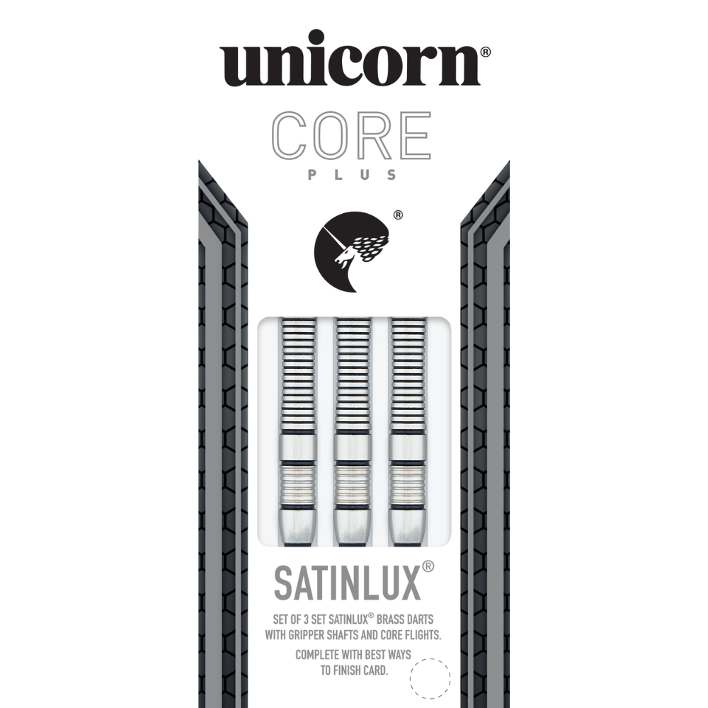 Unicorn Core Plus Win Satinlux Softdarts Packung