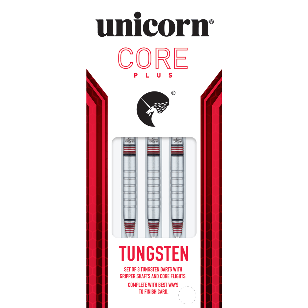 Unicorn Core Plus Win Tungsten 2 Steeldarts Packung 
