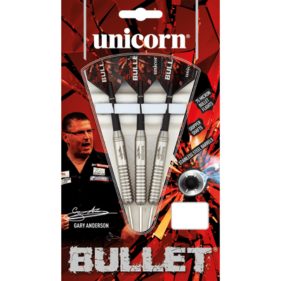 Unicorn Gary Anderson Bullet Steeldarts Packung