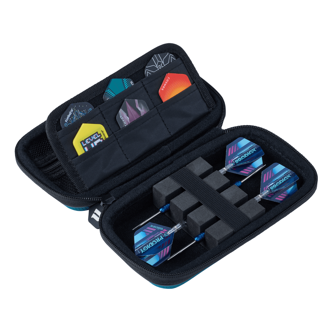 Unicorn Vanguard Dartcase Small Teal offen 1