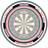 Winmau Advance White Red Surround mit Board