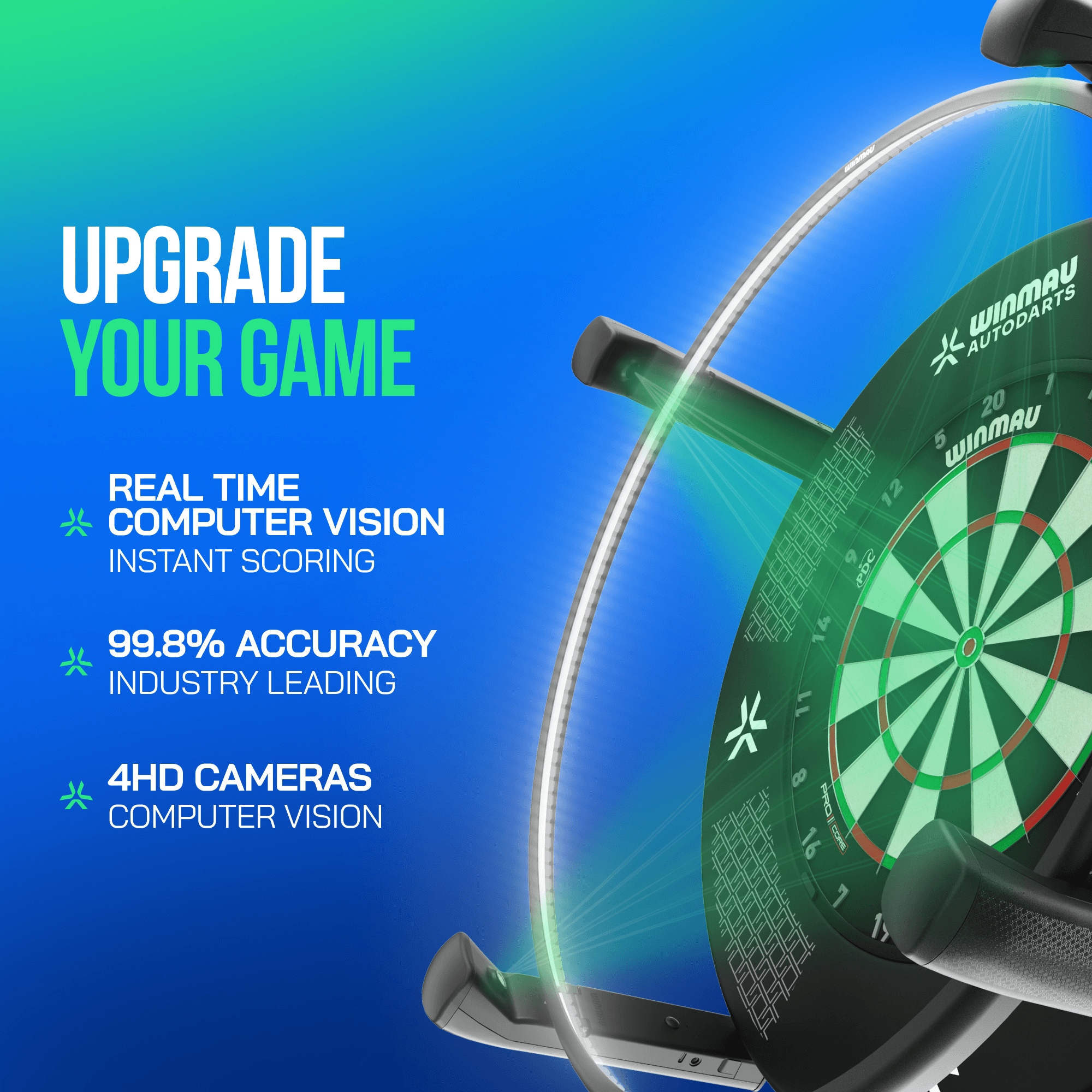 Winmau Autodarts X Autoscoring System Beschreibung