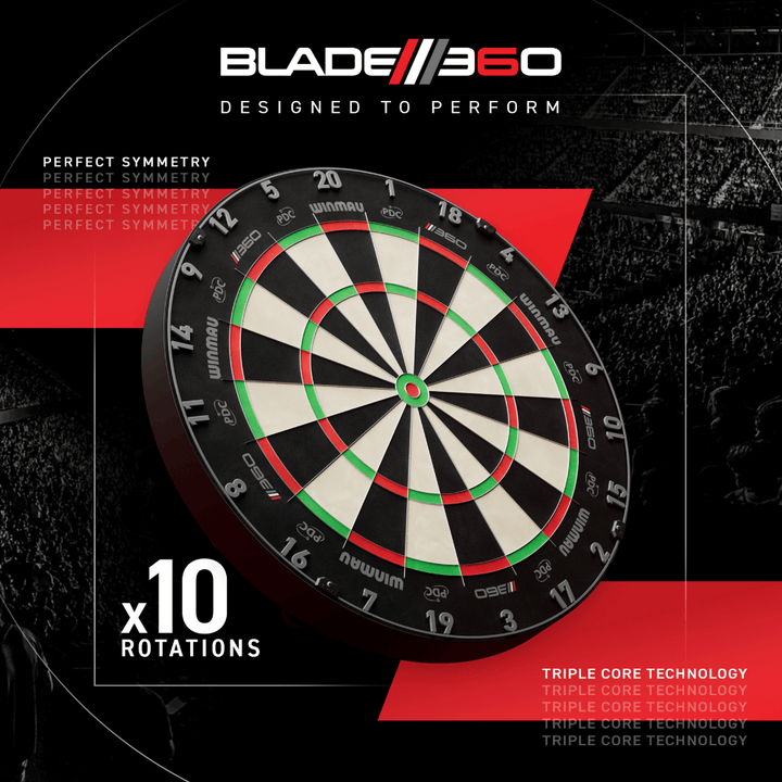Winmau Blade 360 Dartboard Design