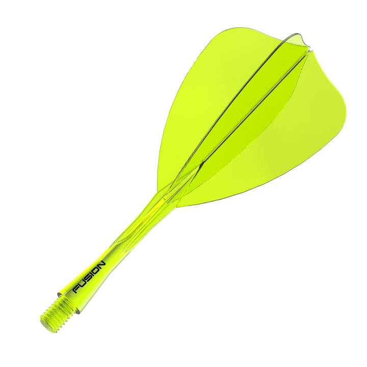 Winmau Fusion Integrated Flight System Arrow Neon Yellow