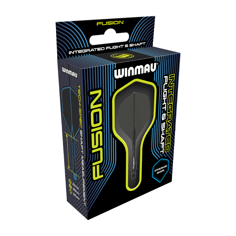 Winmau Fusion Integrated Flight System Black Pack