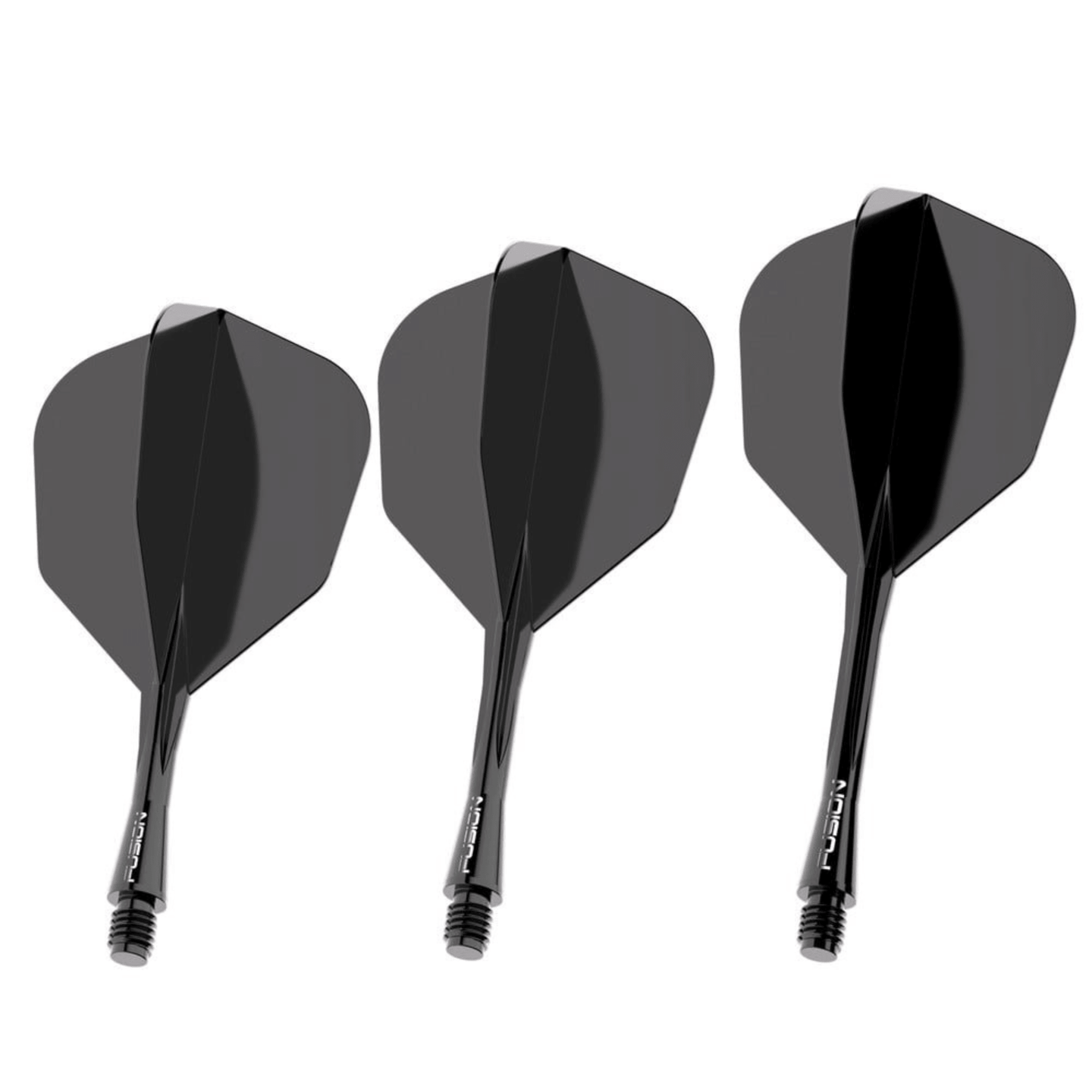 Winmau Fusion Integrated Flight System Small Black Set