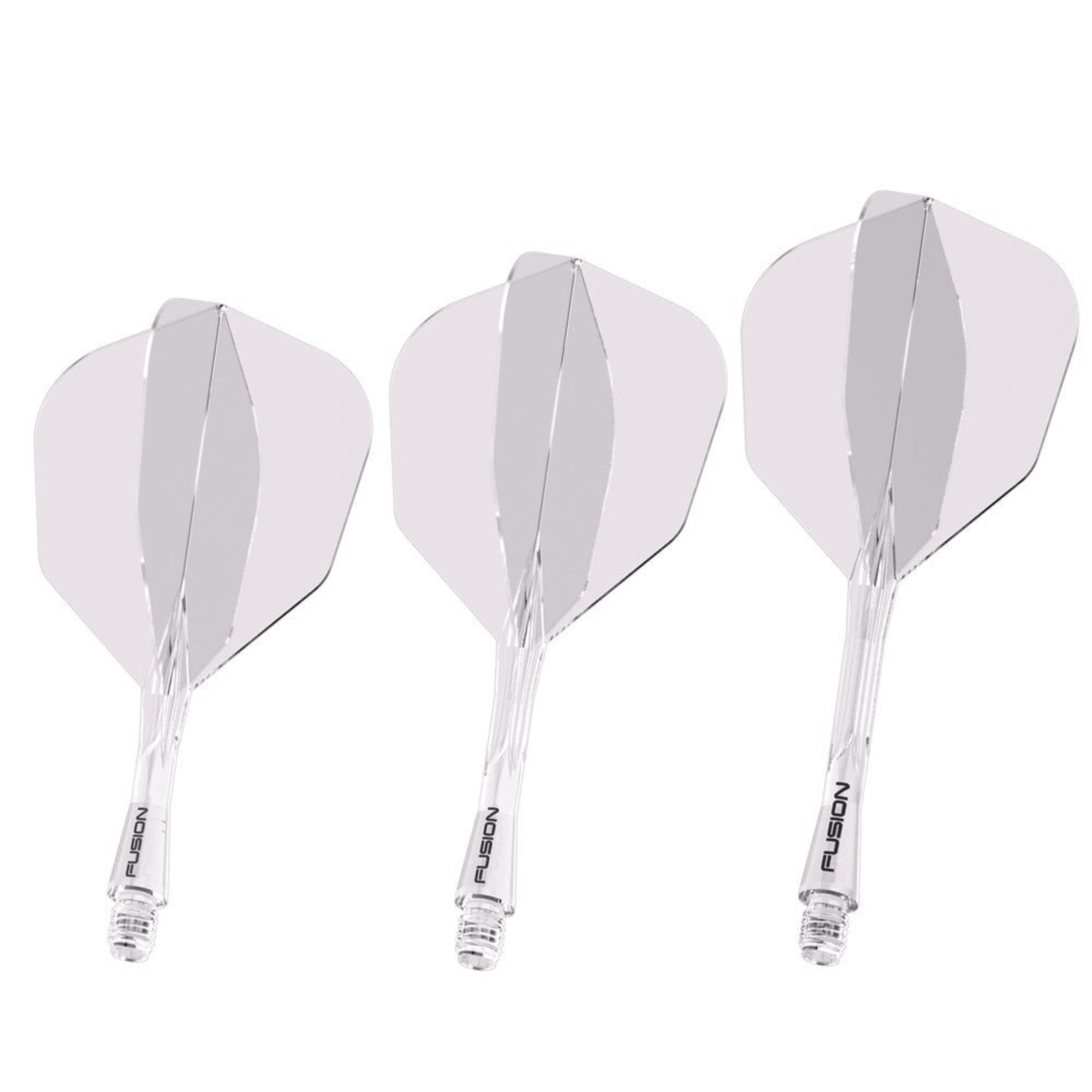 Winmau Fusion Integrated Flight System Small Clear Set