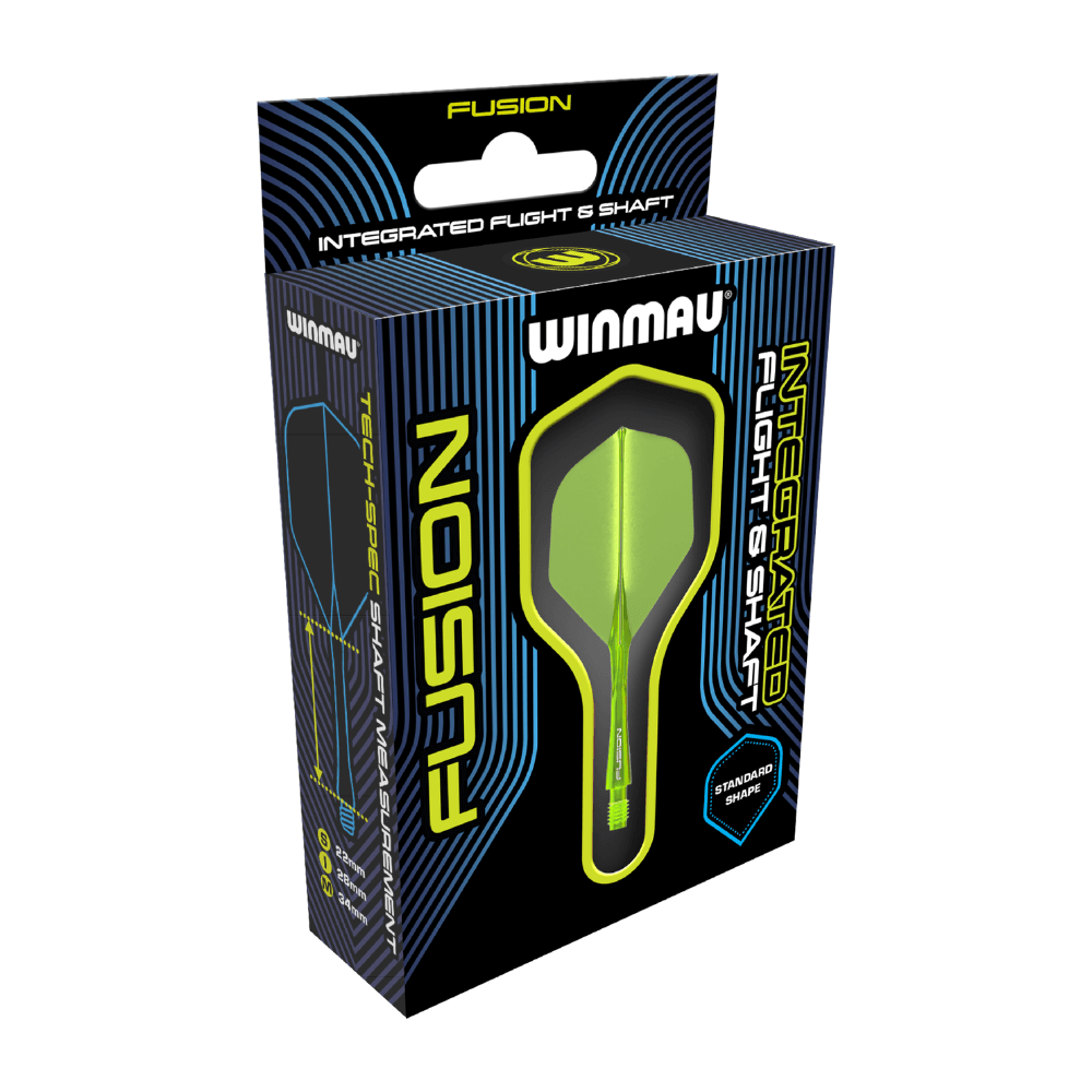 Winmau Fusion Integrated Flight System Yellow Pack