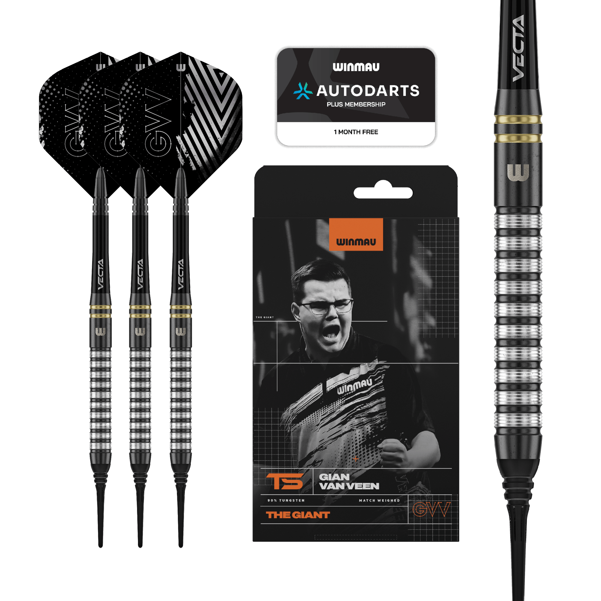 Winmau GVV TS Softdarts Verpackung