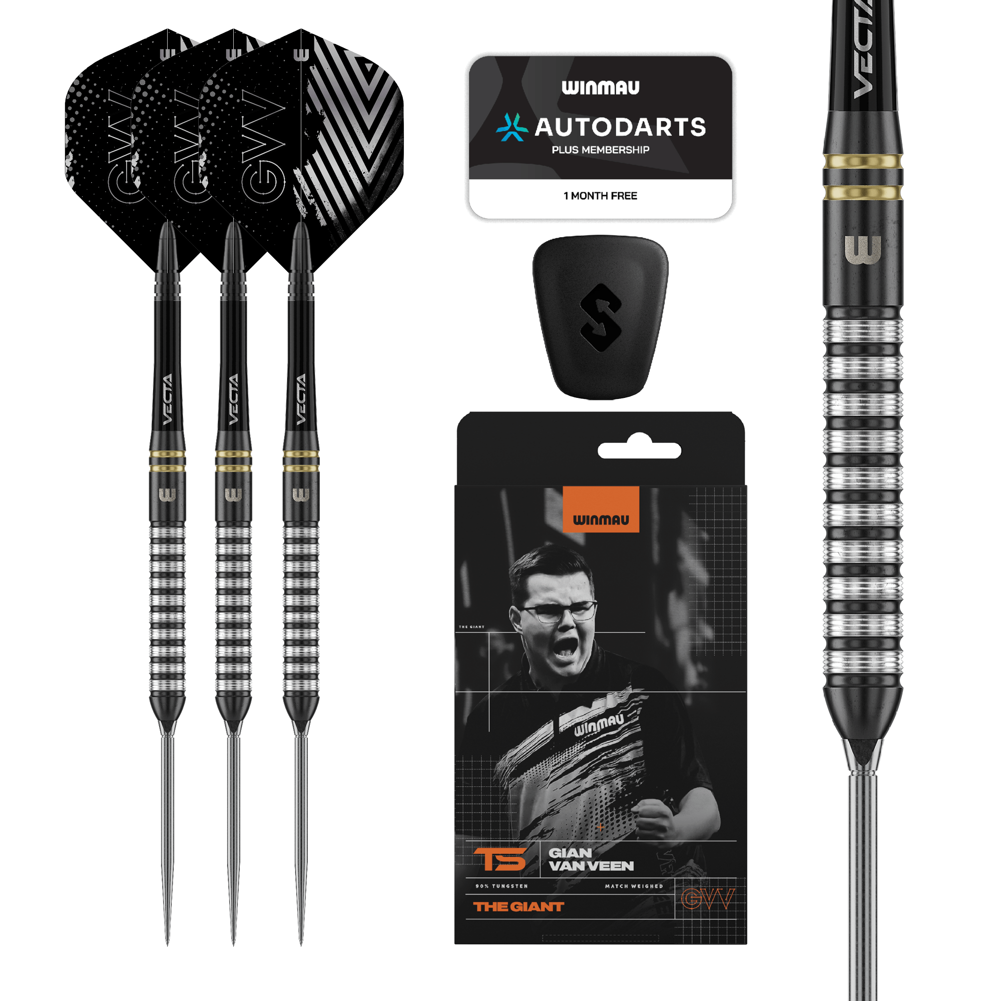Winmau GVV TS Switch Point Steeldarts Verpackung