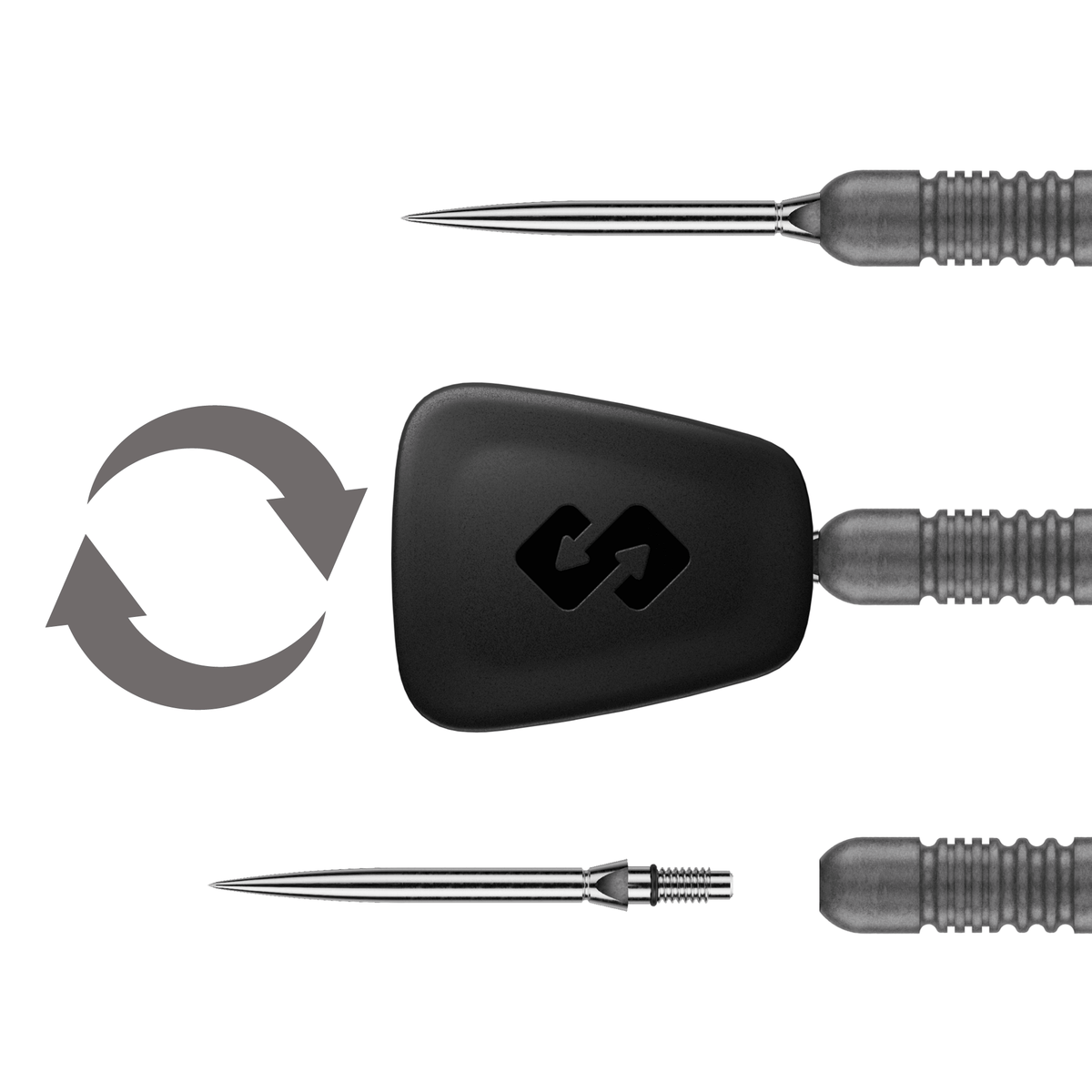 Winmau MVG TS Switch Point Steeldarts Details Switch Point