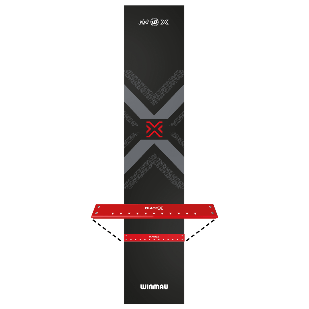 Winmau Pro-Zone Blade X dart mat detail Oche
