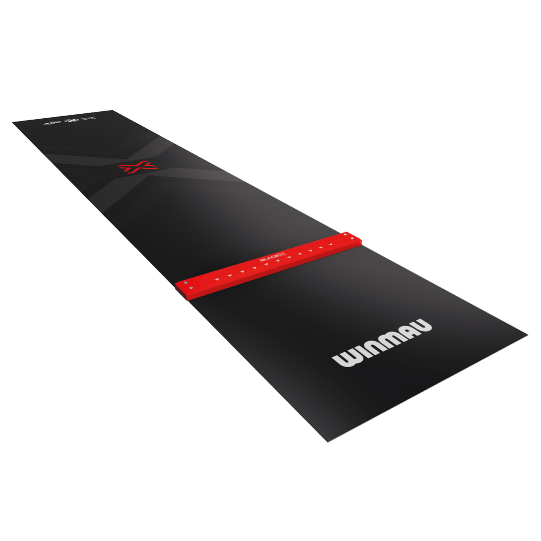 Winmau Pro-Zone Blade X dart mat side view left