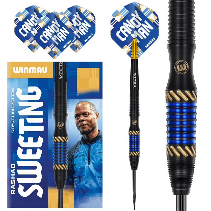 Winmau Rashad Sweeting Steeldarts Lieferumfang
