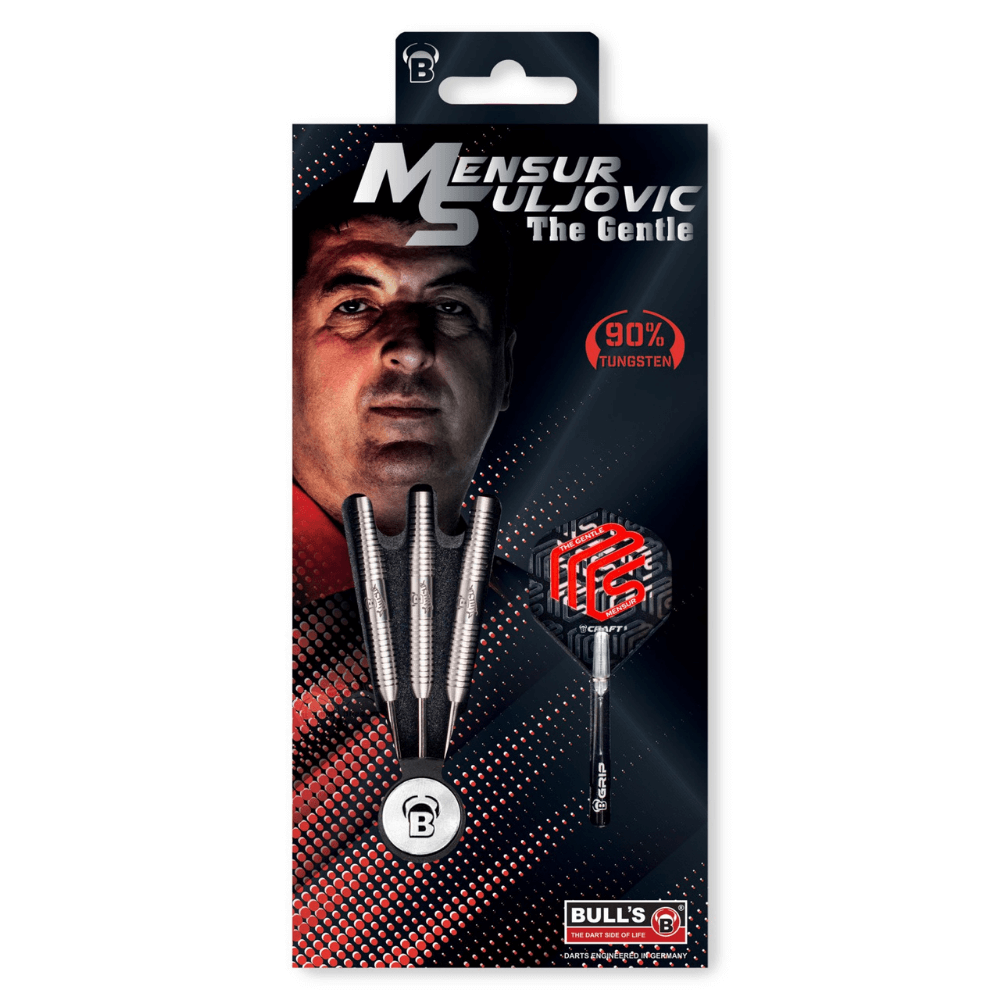 Bulls Mensur Suljovic Original Champion Steeldarts Packung - Dartgarage.at