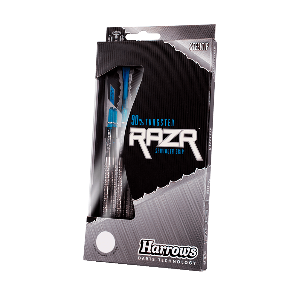 Harrows RAZR Steeldarts Verpackung