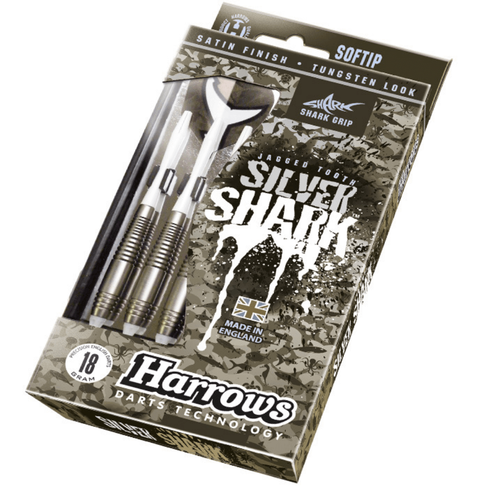 Harrows Silver Shark Softdarts Verpackung