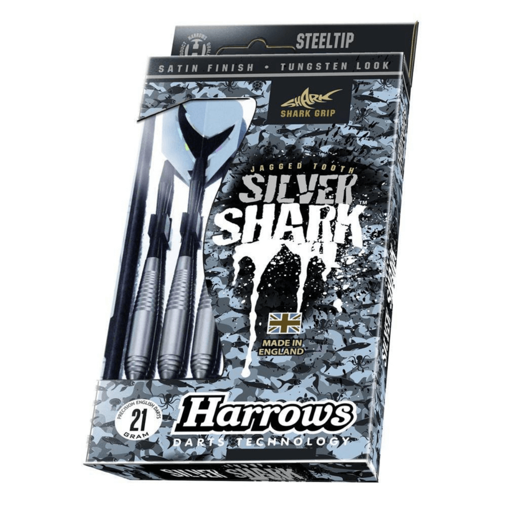 Harrows Silver Shark Steeldarts Verpackung