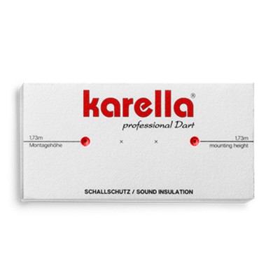 Karella Schallschutz für Steel Dartboards Halterung