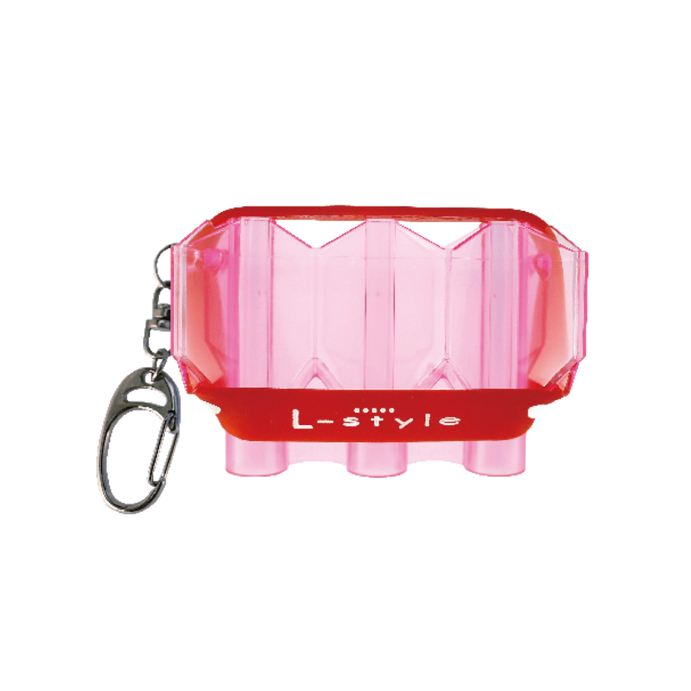 L-Style Krystal Flightcase - Transparent/Rot