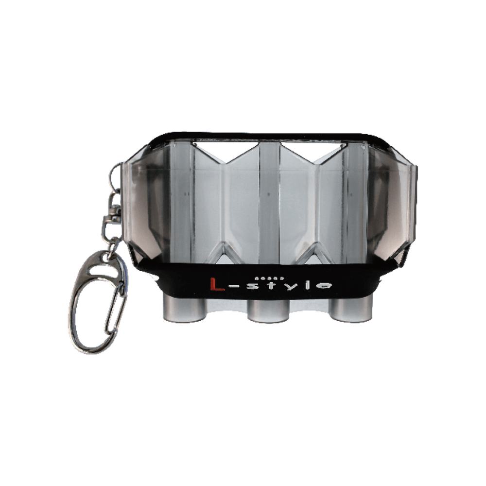 L-Style Krystal Flightcase Transparent/Schwarz