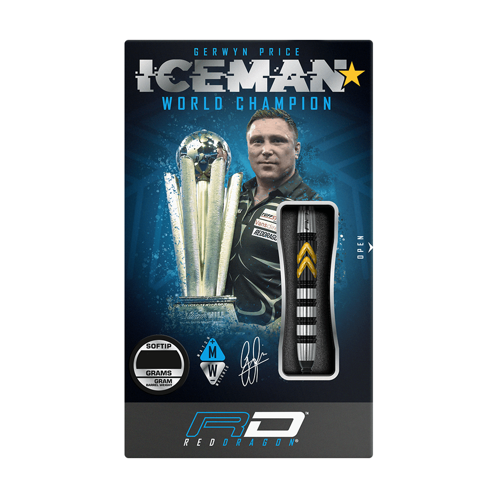 Red Dragon Gerwyn Price Thunder Special Edition Softdarts Verpackung