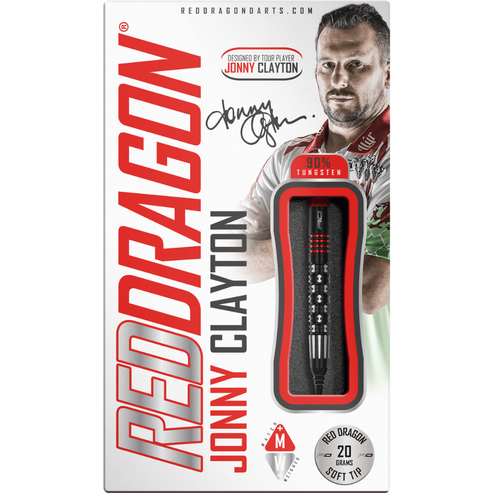Red Dragon Jonny Clayton Premier League Softdarts Packung 