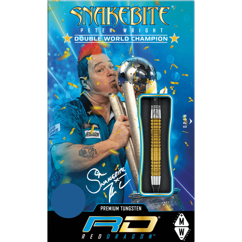 Red Dragon Peter Wright Double World Champion SE Gold Softdarts Packung