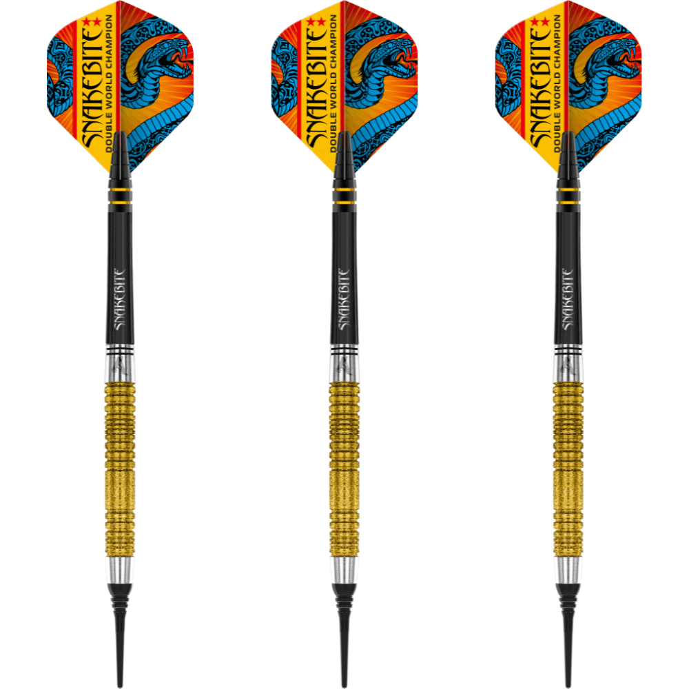 Red Dragon Peter Wright Double World Champion SE Gold Softdarts Set