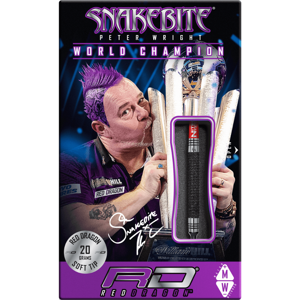 Red Dragon Peter Wright Melbourne Masters Softdarts Packung 