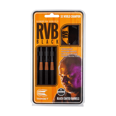 Target RVB Black Brass Steeldarts Verpackung