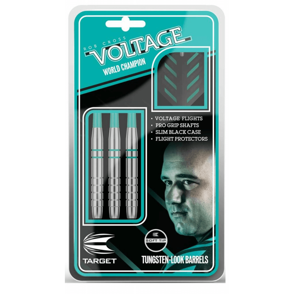 Target Rob Cross Silver Voltage Softdarts Verpackung