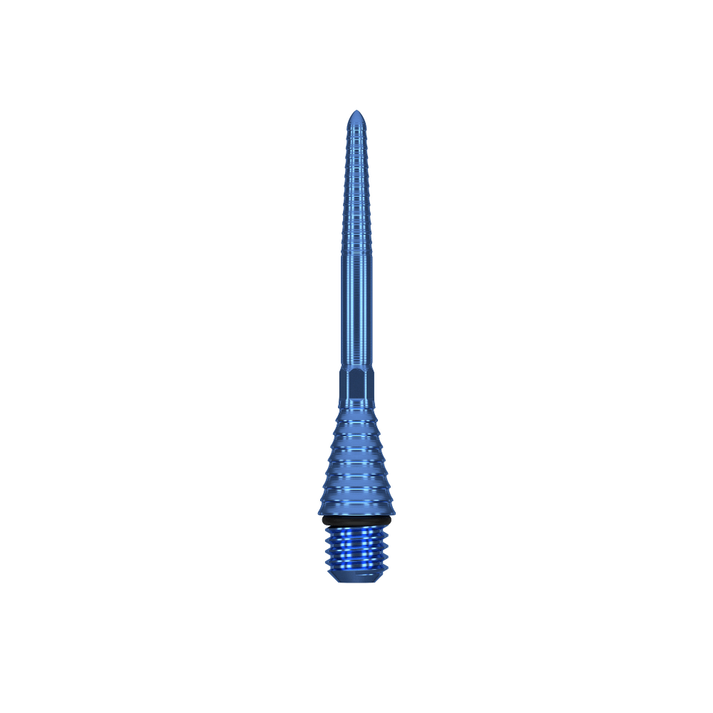 Target Titanium Grooved SP Conversion Steeldart Spitzen - Blau