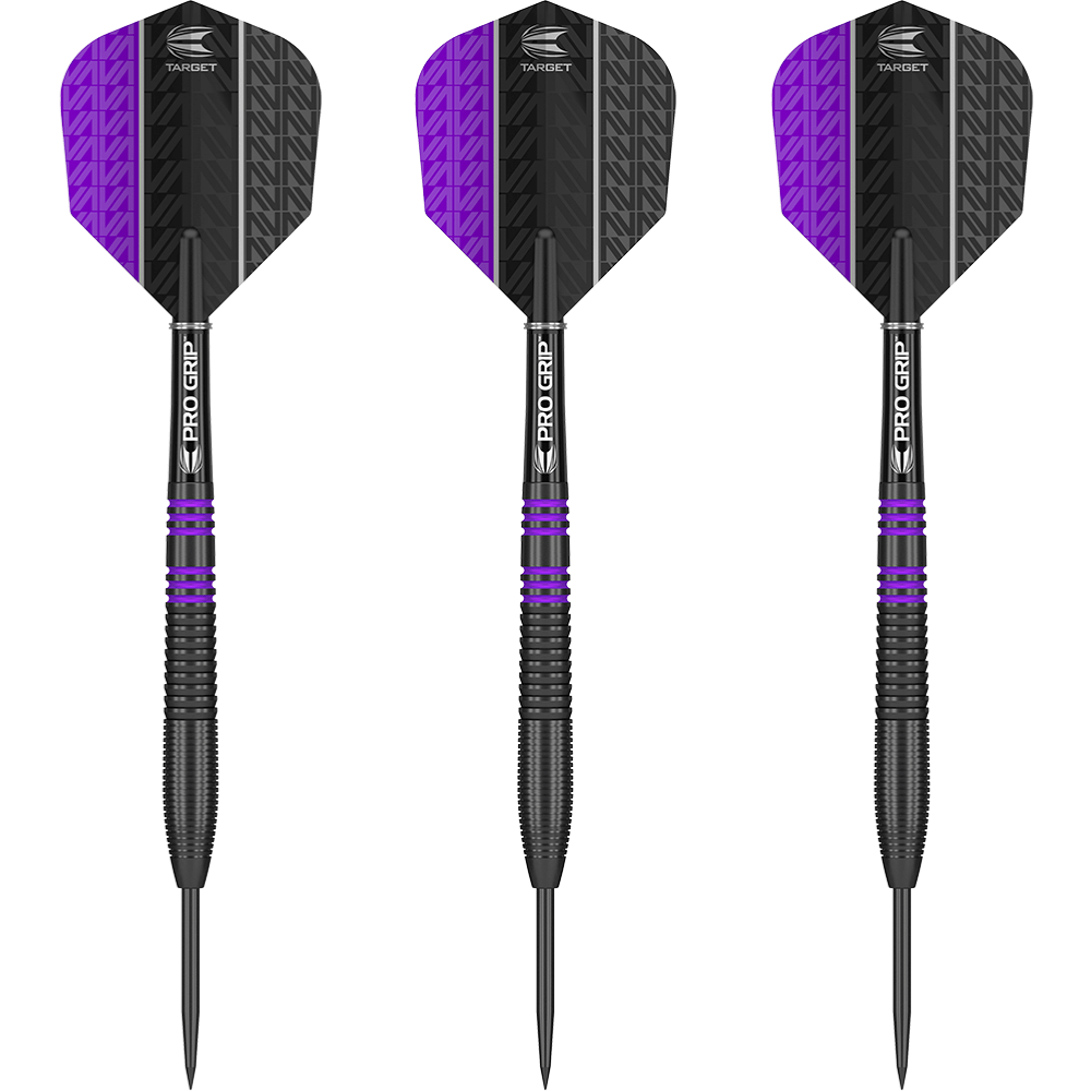 Target Vapor8 Purple Steeldarts Set 
