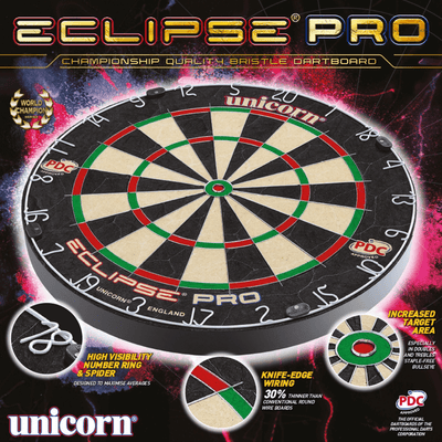 Unicorn Eclipse Pro Dartboard Packung