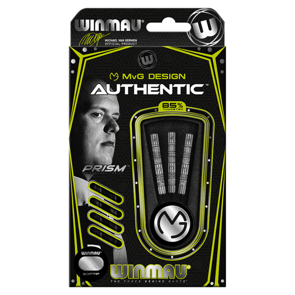 Winmau MVG Authentic Softdarts Packung