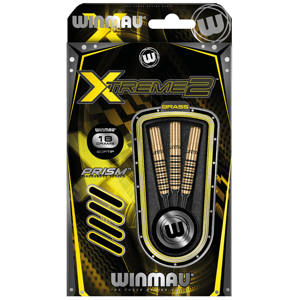 Winmau Xtreme Brass 2 Softdarts Packung 